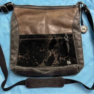 The Sak cross body bag with woven strap